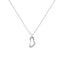 Cadena Con Dije Baño De Oro Collar Inicial Letra Colgante CBF01