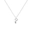 Cadena Con Dije Baño De Oro Collar Inicial Letra Colgante CBF01