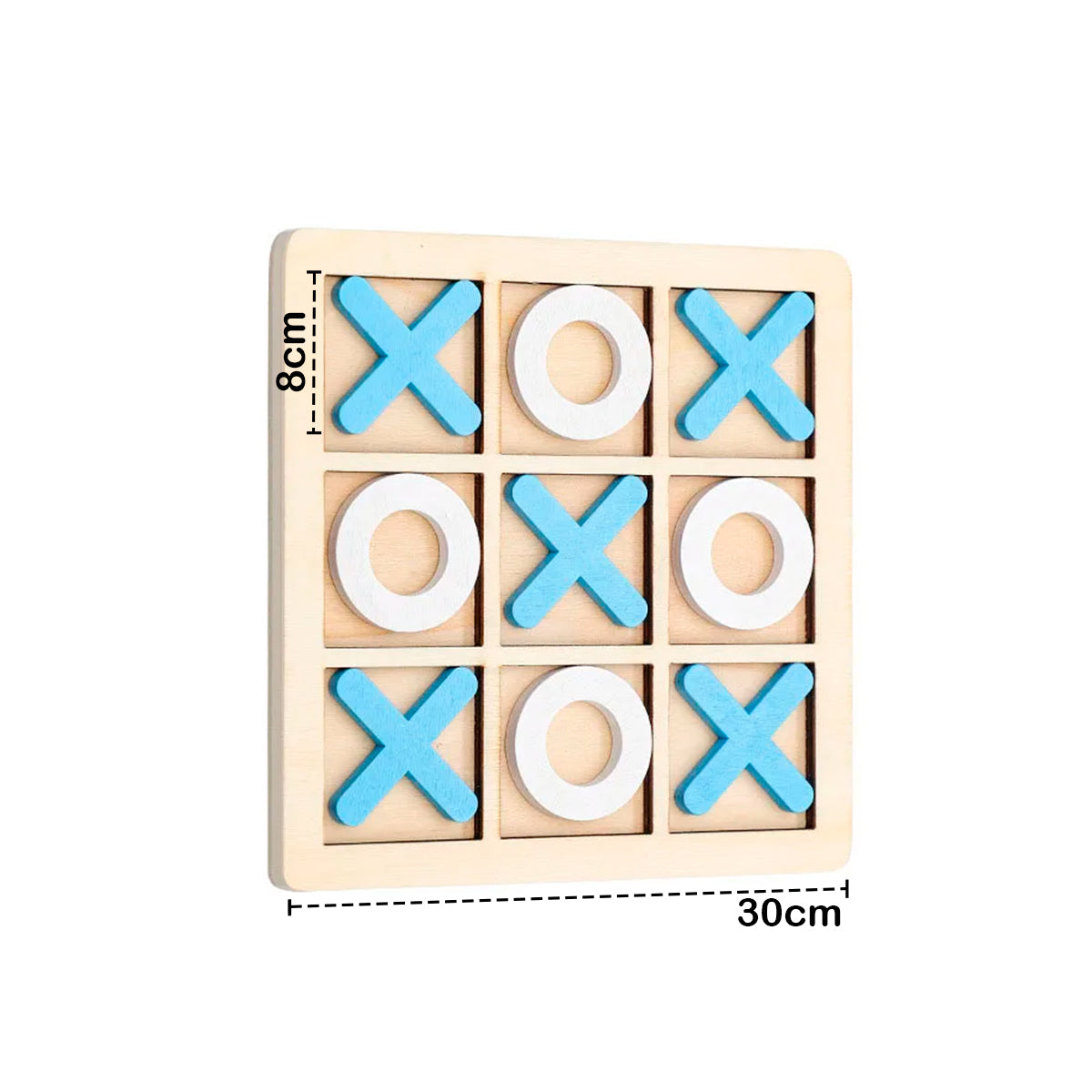 Juego De Mesa Triqui tres en línea Tablero De Madera Grande Puzle 1561-3