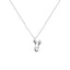 Cadena Con Dije Baño De Oro Collar Inicial Letra Colgante CBF01