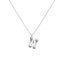 Cadena Con Dije Baño De Oro Collar Inicial Letra Colgante CBF01