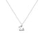 Cadena Con Dije Baño De Oro Collar Inicial Letra Colgante CBF01