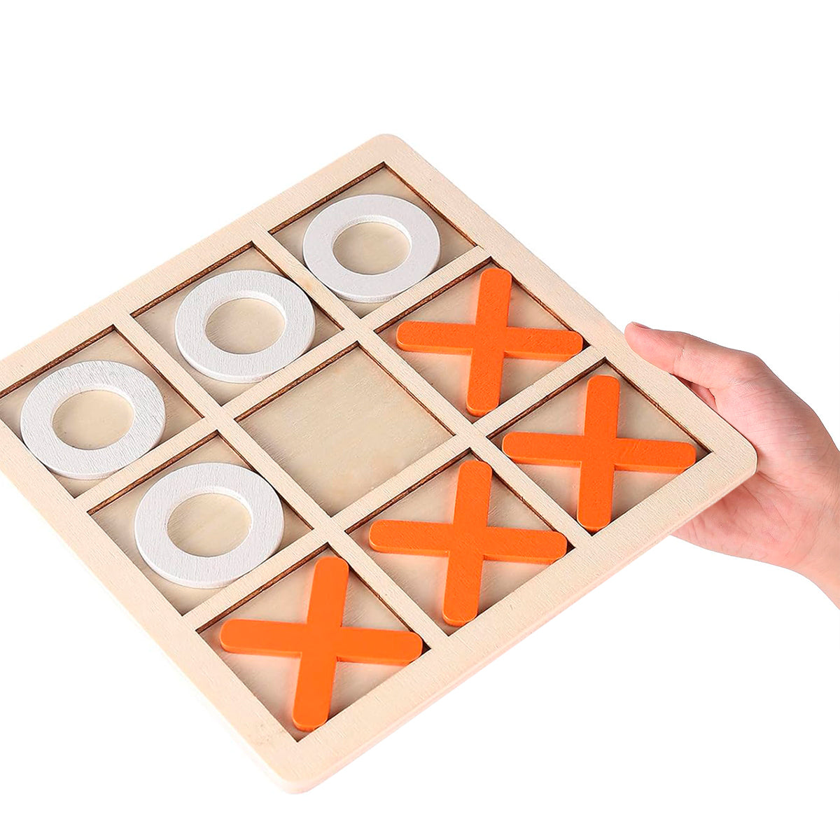 Juego De Mesa Triqui tres en línea Tablero De Madera Grande Puzle 1561-3