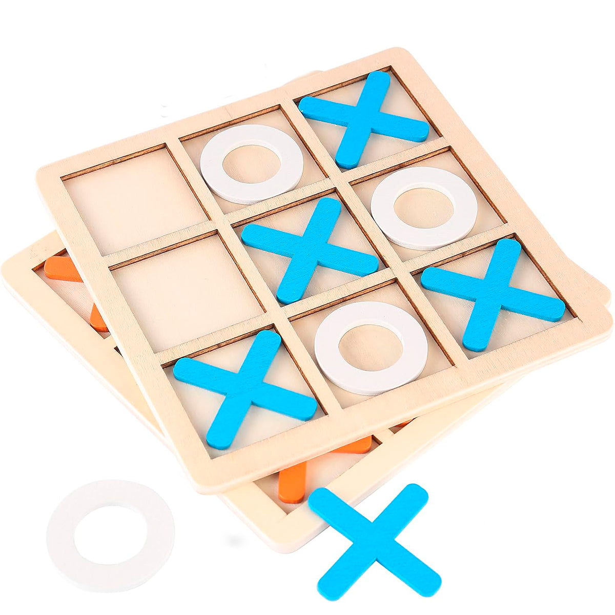 Juego De Mesa Triqui tres en línea Tablero De Madera Grande Puzle 1561-3