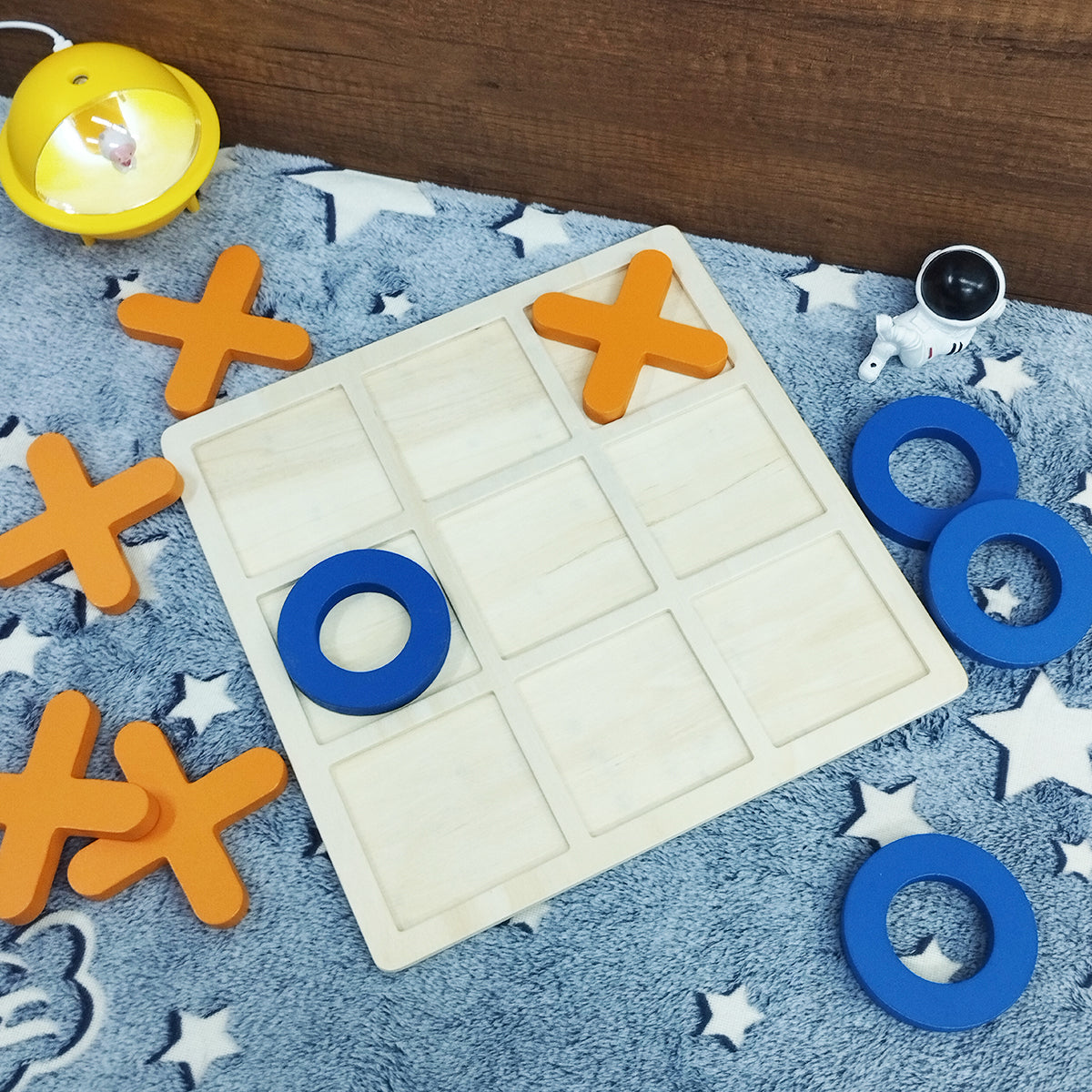 Juego De Mesa Triqui tres en línea Tablero De Madera Grande Puzle 1561-3