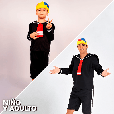 Disfraz De Quico Para Niño y Adulto Carnaval Halloween DSKIK05