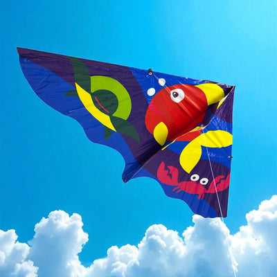 Cometa Infantil Papagayo Colorida Fácil De Volar Figuras Juegos COM-1