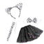 Kit Disfraz Cebra Halloween Tutú Fiesta Disfraces OD523TU02