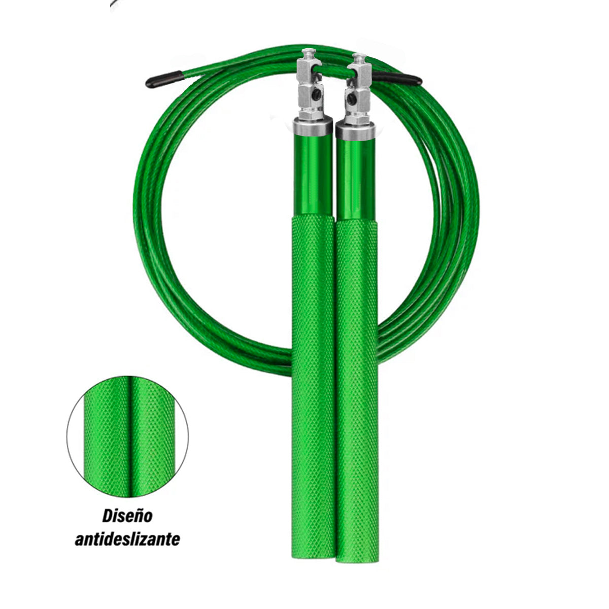 Cuerda Saltar Crossfit Aluminio Soga Metal Deportes 798702