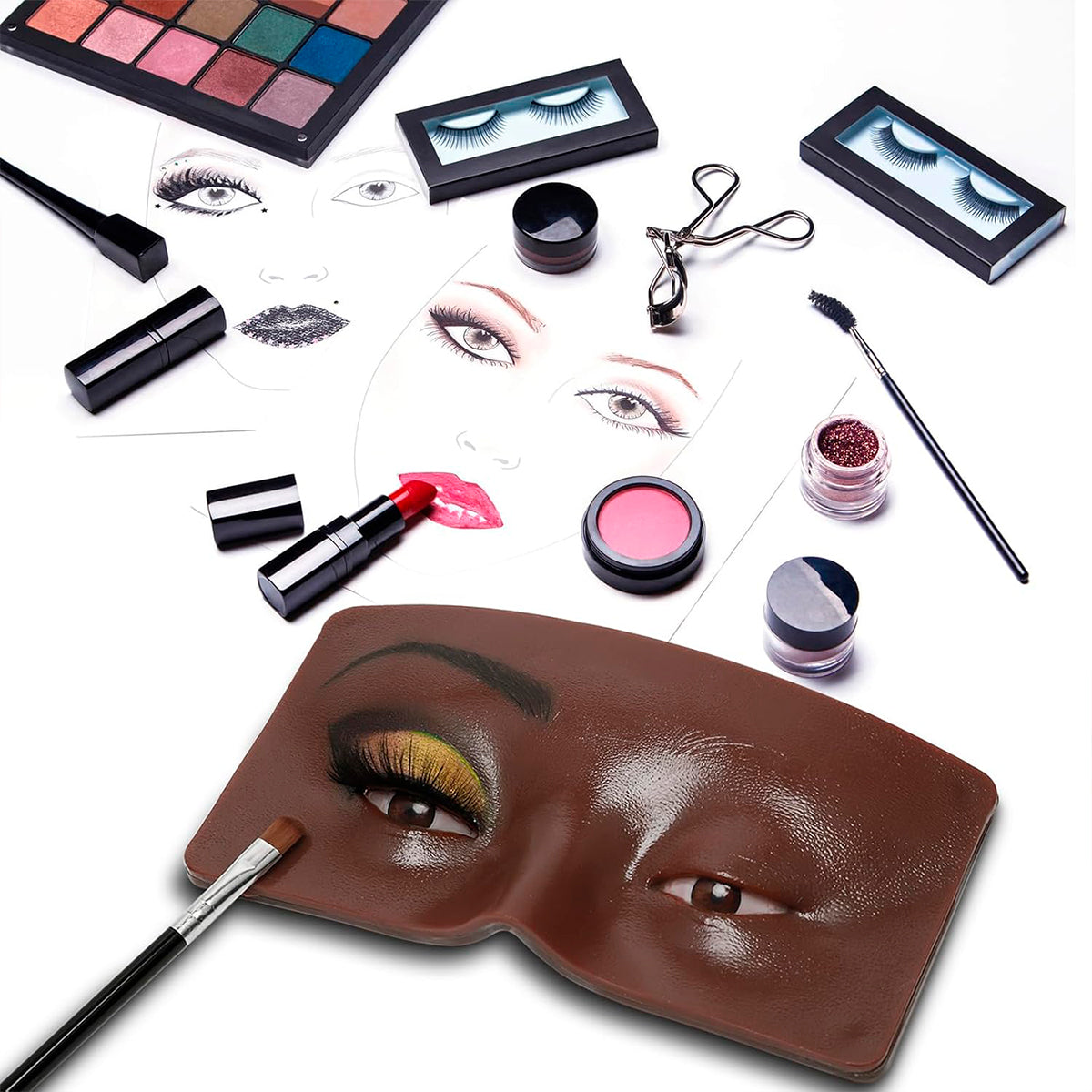 Cara de Silicona Profesional para Practicar Maquillaje MANA-0105