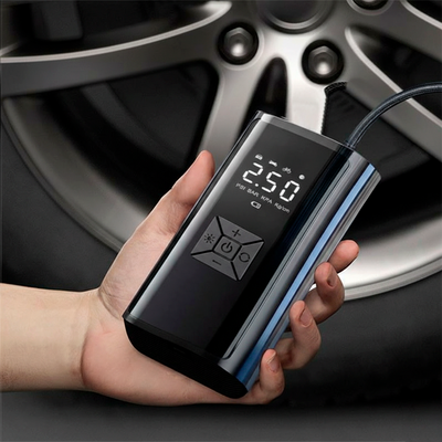 Inflador De Aire Eléctrico Portátil Digital Recargable Para Carro Moto y Bicicleta CMP-01