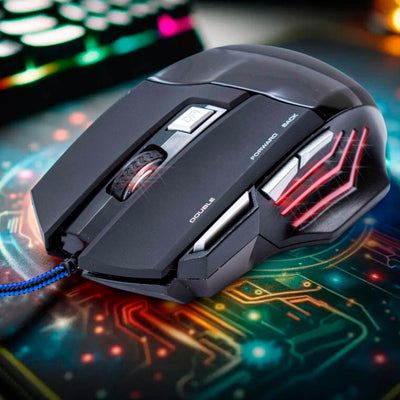 Mouse Gamer RGB Alta Velocidad X7