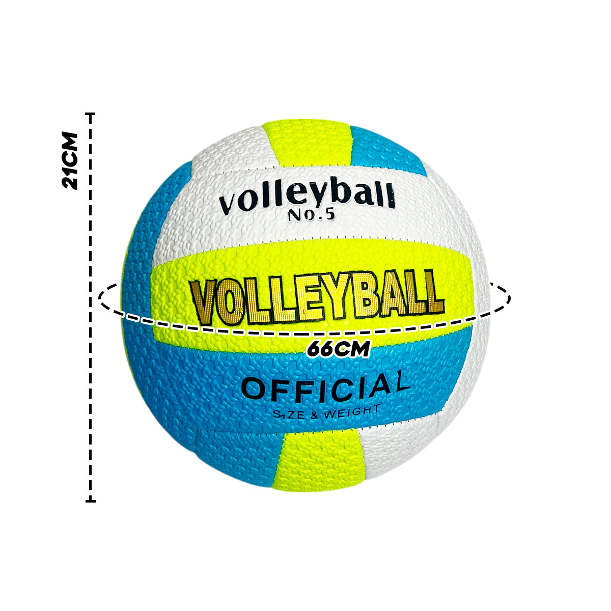 Balón de Voleibol N°5 De Entrenamiento Antideslizante Playa y Arena Q352-3
