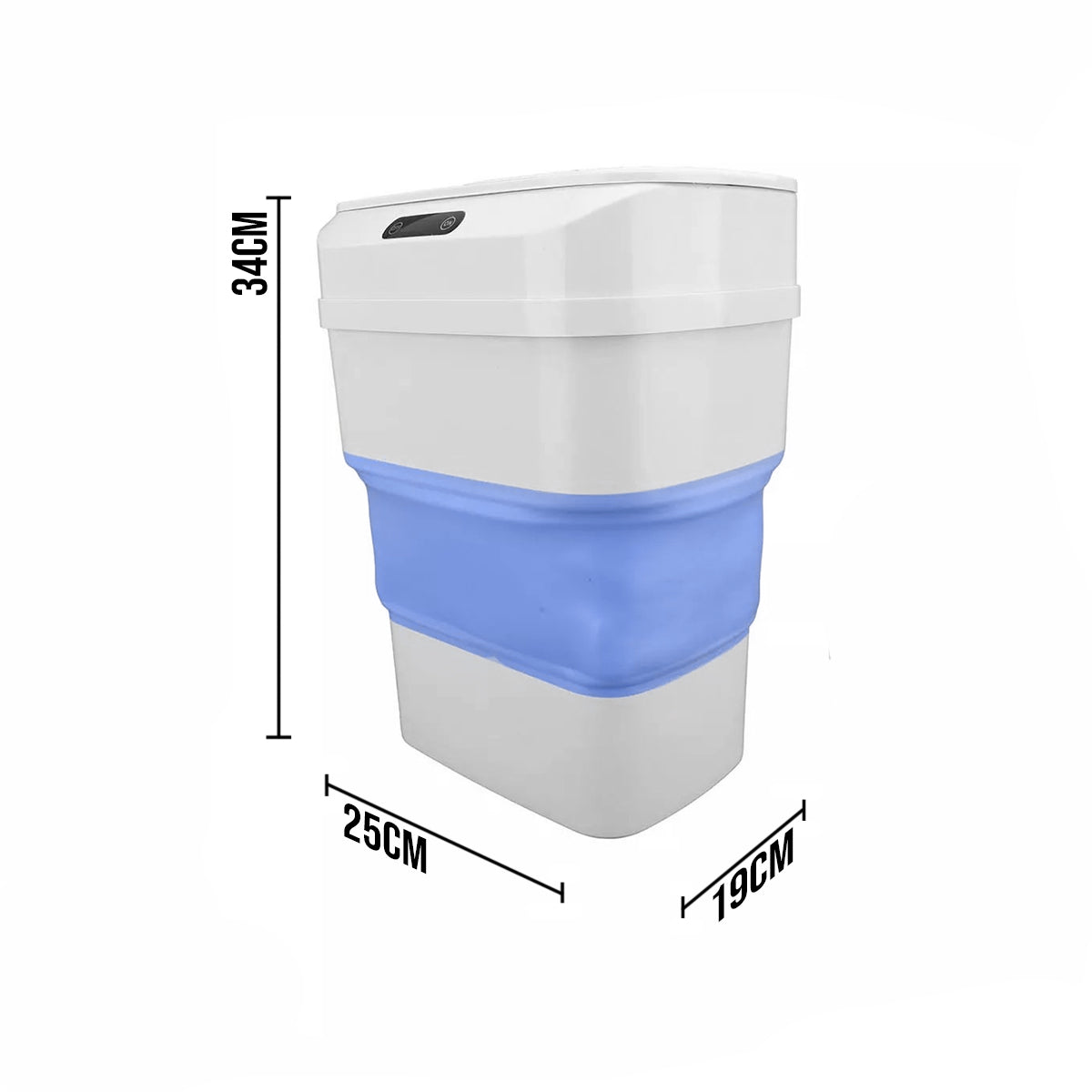 Basurero Automático Plegable Bote De Basura Sensor De Movimiento ZSW-L11