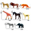 Set de Animales Salvajes x8 Juguetes Educativos para Niños Diversión y Aprendizaje AT144
