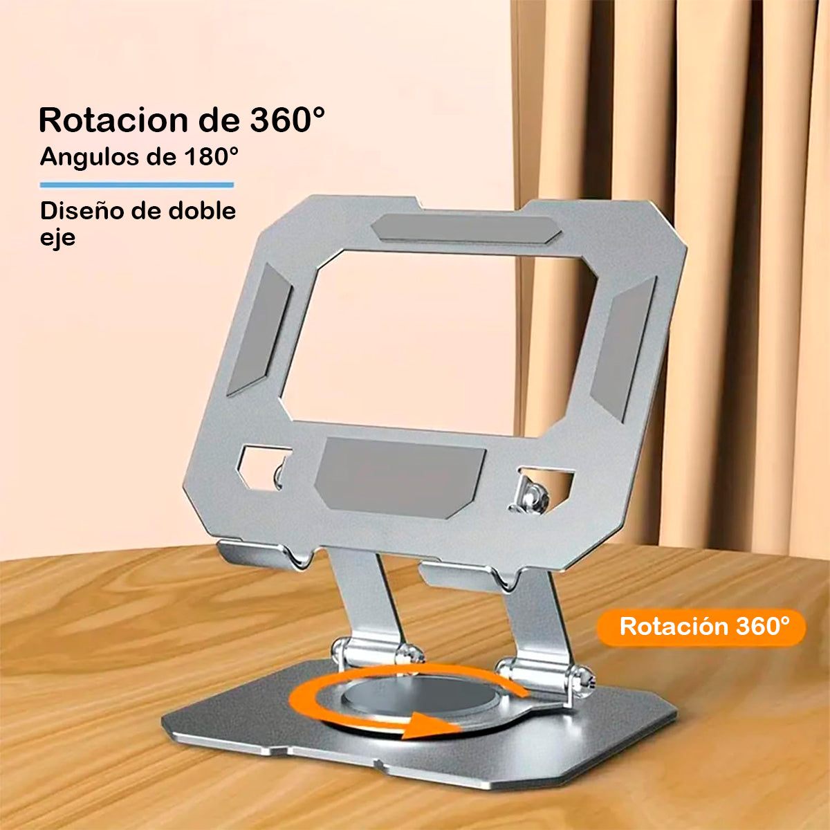 Soporte Base Tablet Metálica Ajustable Escritorio Portable PTZ-3-4