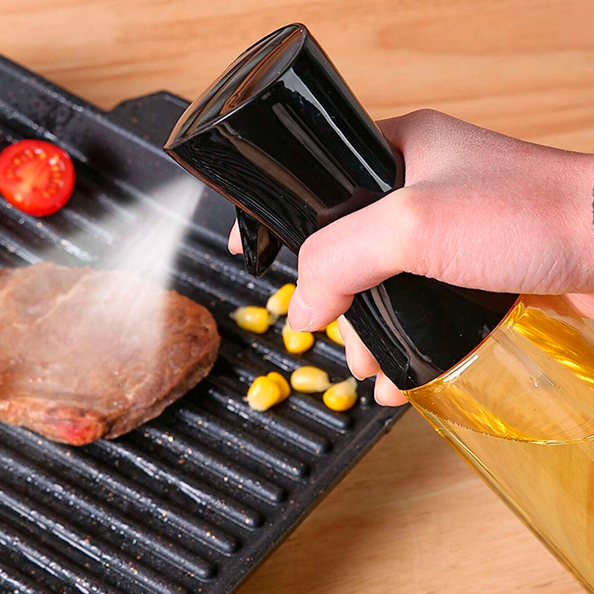 Rociador Aceite Oliva Vidrio Pulverizador Spray Cocina 32-65