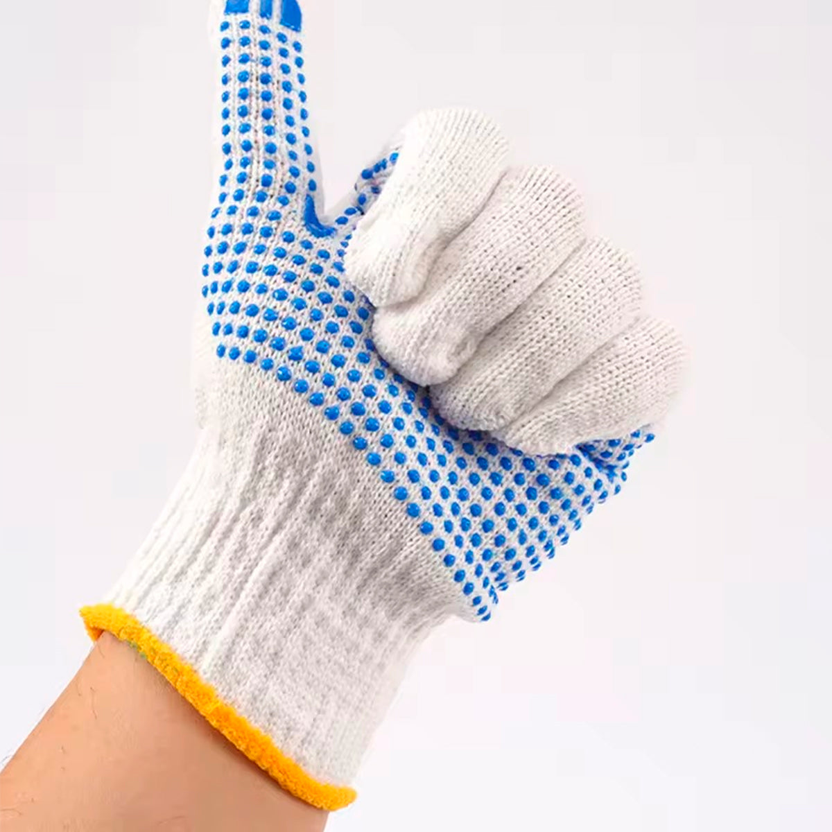 Guantes de Trabajo Antideslizantes X3 con Puntos de PVC Protección GM2024-194