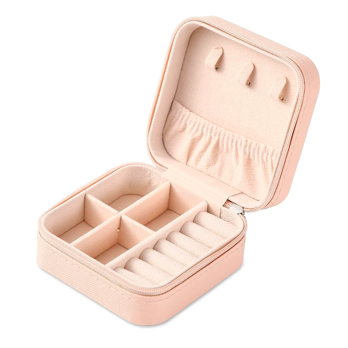 Mini joyero Portátil Caja Organizador De Joyas Anillos OHAYO-0976