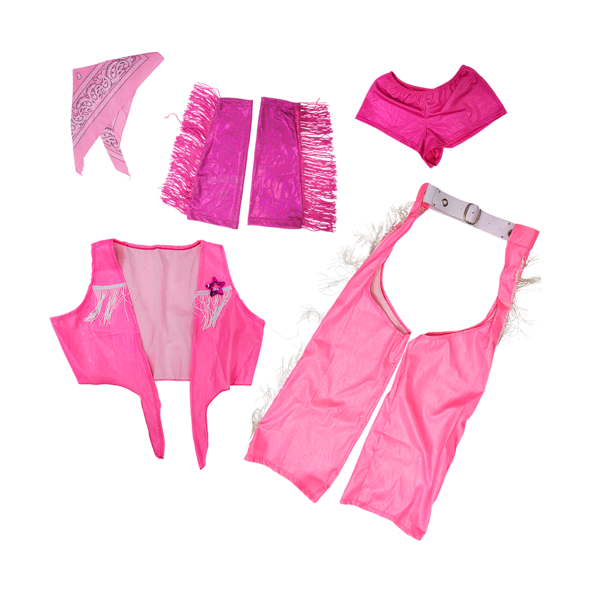 Disfraz Vaquera del Oeste Sexy Rosa Elegante Fiestas Halloween VQROS