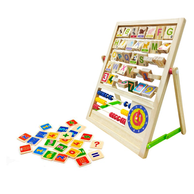 Tablero Educativo Abaco Didáctico Madera Infantil BLLN-3744