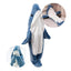 Pijama De Tiburón Saco de Dormir Infantil Adulto Capucha Manta PITN1