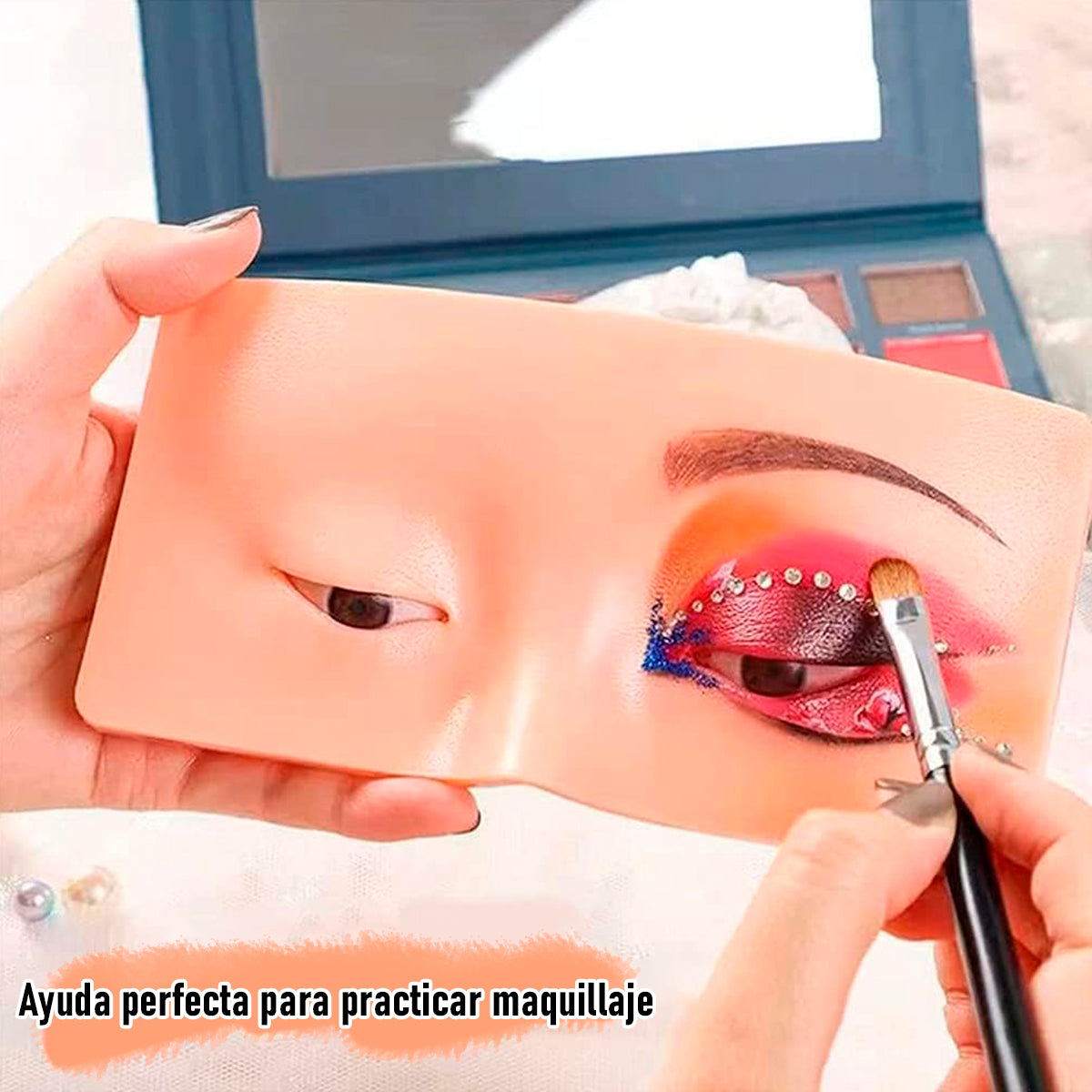 Cara de Silicona Profesional para Practicar Maquillaje MANA-0105