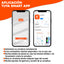 Chapa Cerradura Inteligente WiFi Con Manija 5 Modos De Desbloqueo Y Control Remoto Tuya Smart App OS778TYF-5050