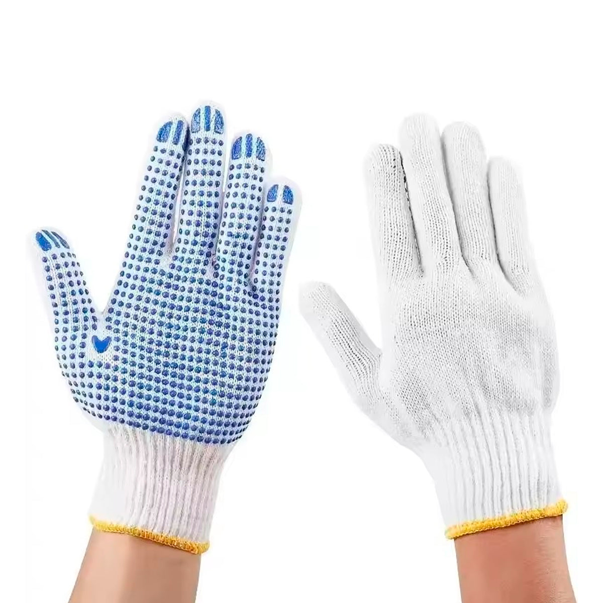 Guantes de Trabajo Antideslizantes X3 con Puntos de PVC Protección GM2024-194