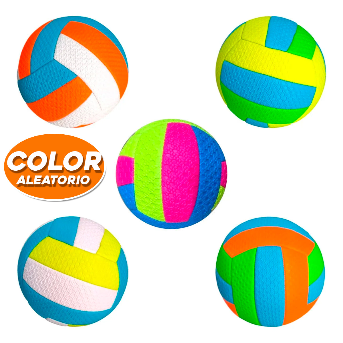 Balón de Voleibol N°5 De Entrenamiento Antideslizante Playa y Arena Q352-3