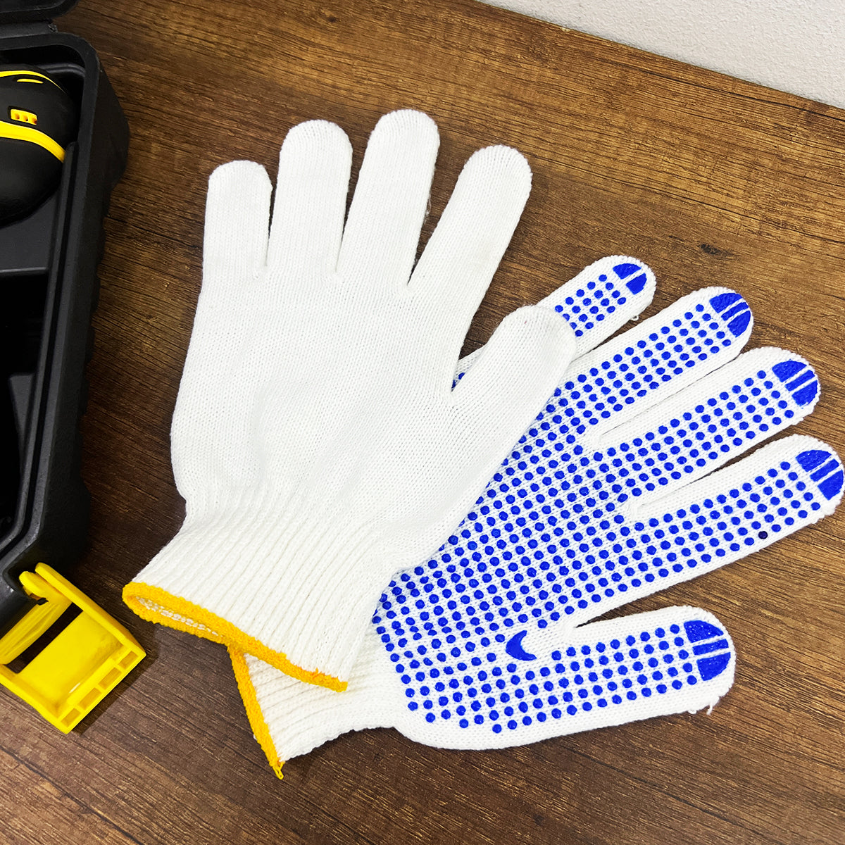 Guantes de Trabajo Antideslizantes X3 con Puntos de PVC Protección GM2024-194