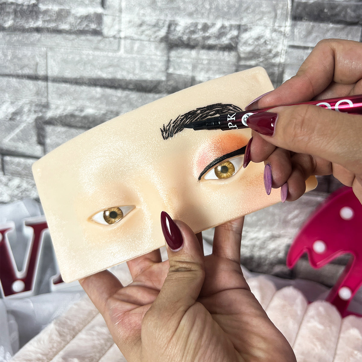 Cara de Silicona Profesional para Practicar Maquillaje MANA-0105