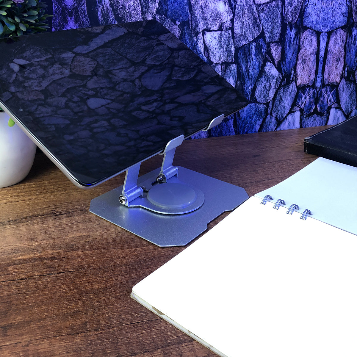Soporte Base Tablet Metálica Ajustable Escritorio Portable PTZ-3-4