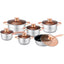 Juego De Ollas 12 Pzas Acero Inoxidable Cocina Para Inducción kv-6618