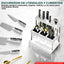 Organizador De Cuchillos y Utensilios Soporte Escurridor Cubiertos Cocina PTZ94
