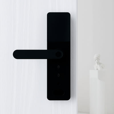 Chapa Cerradura Inteligente WiFi Con Manija 5 Modos De Desbloqueo Y Control Remoto Tuya Smart App OS778TYF-5050
