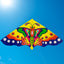 Cometa Infantil Papagayo Colorida Fácil De Volar Figuras Juegos COM-1
