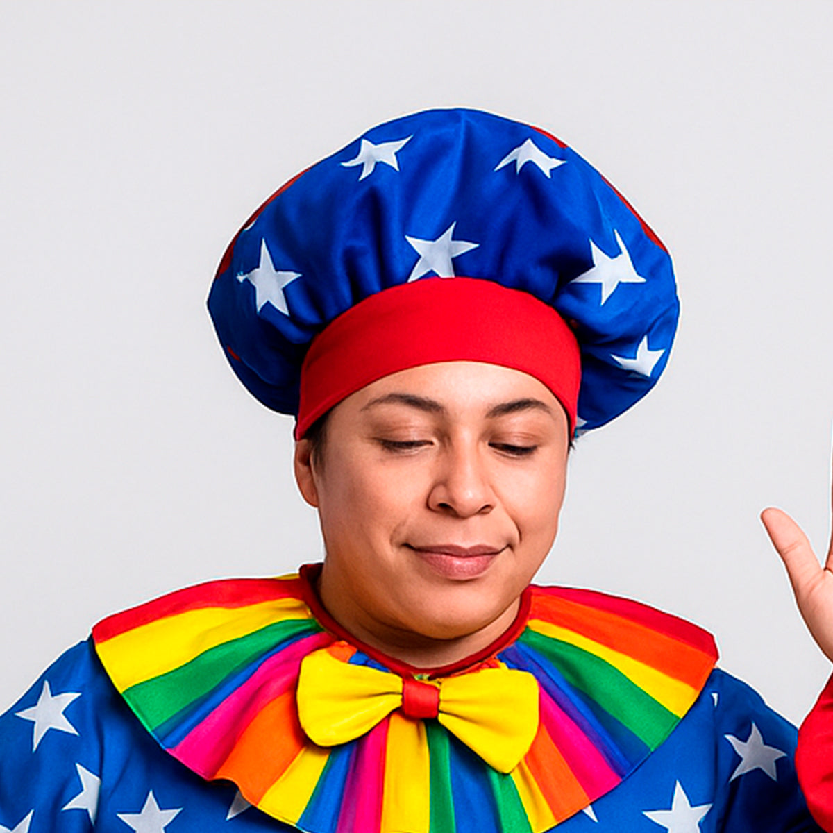 Disfraz de Payaso Colorido para Niño y Adulto Carnaval Halloween DSPAYC0