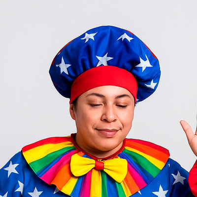 Disfraz de Payaso Colorido para Niño y Adulto Carnaval Halloween DSPAYC0