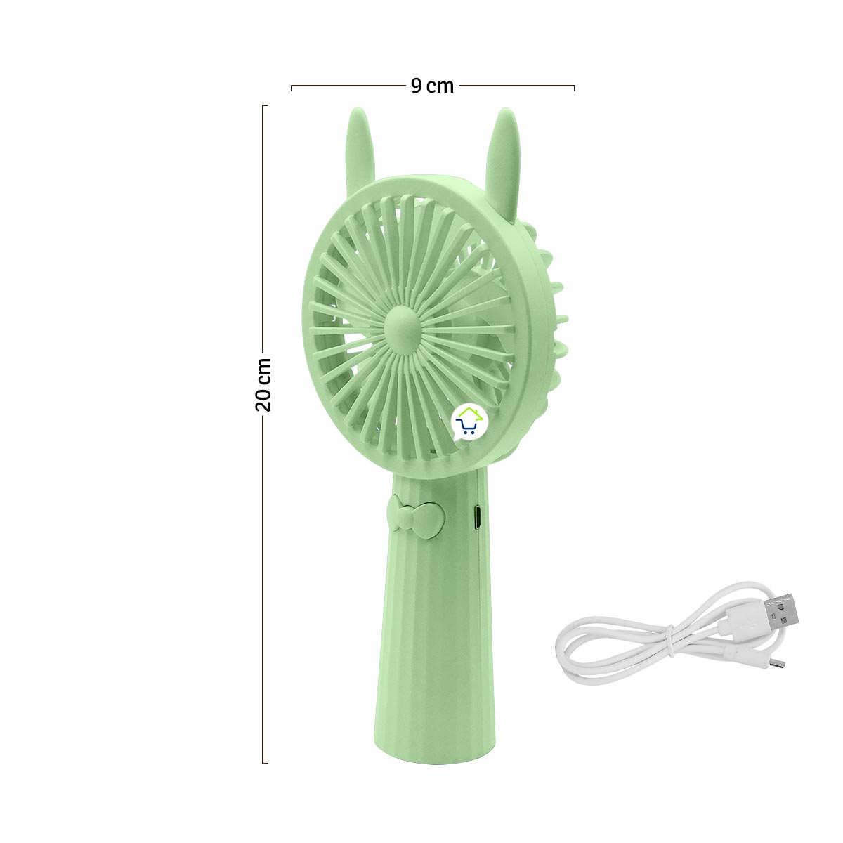 Mini Ventilador Recargable Portátil De Mano y Mesa CS1061