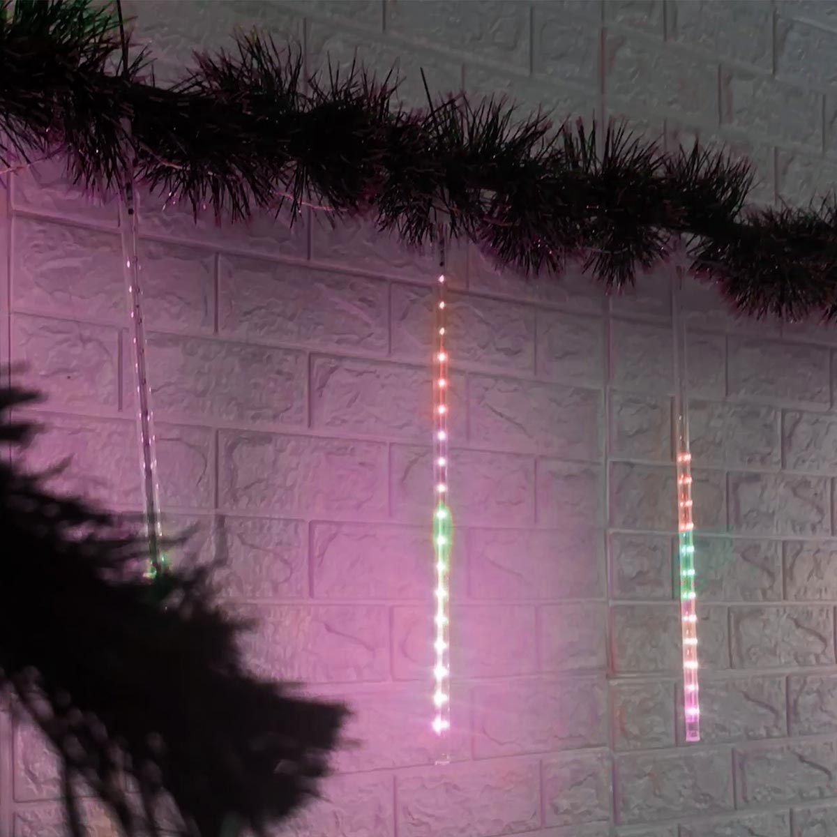 Luces Led Lágrima 3M Meteoro Sube y Baja Decoración Navidad 46 cm 2300