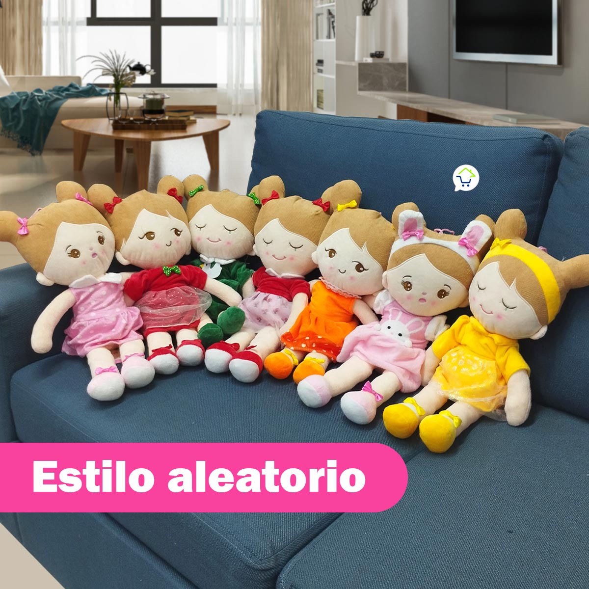 Muñeca De Trapo Con Vestido Peluche Suave Para niñas YJ