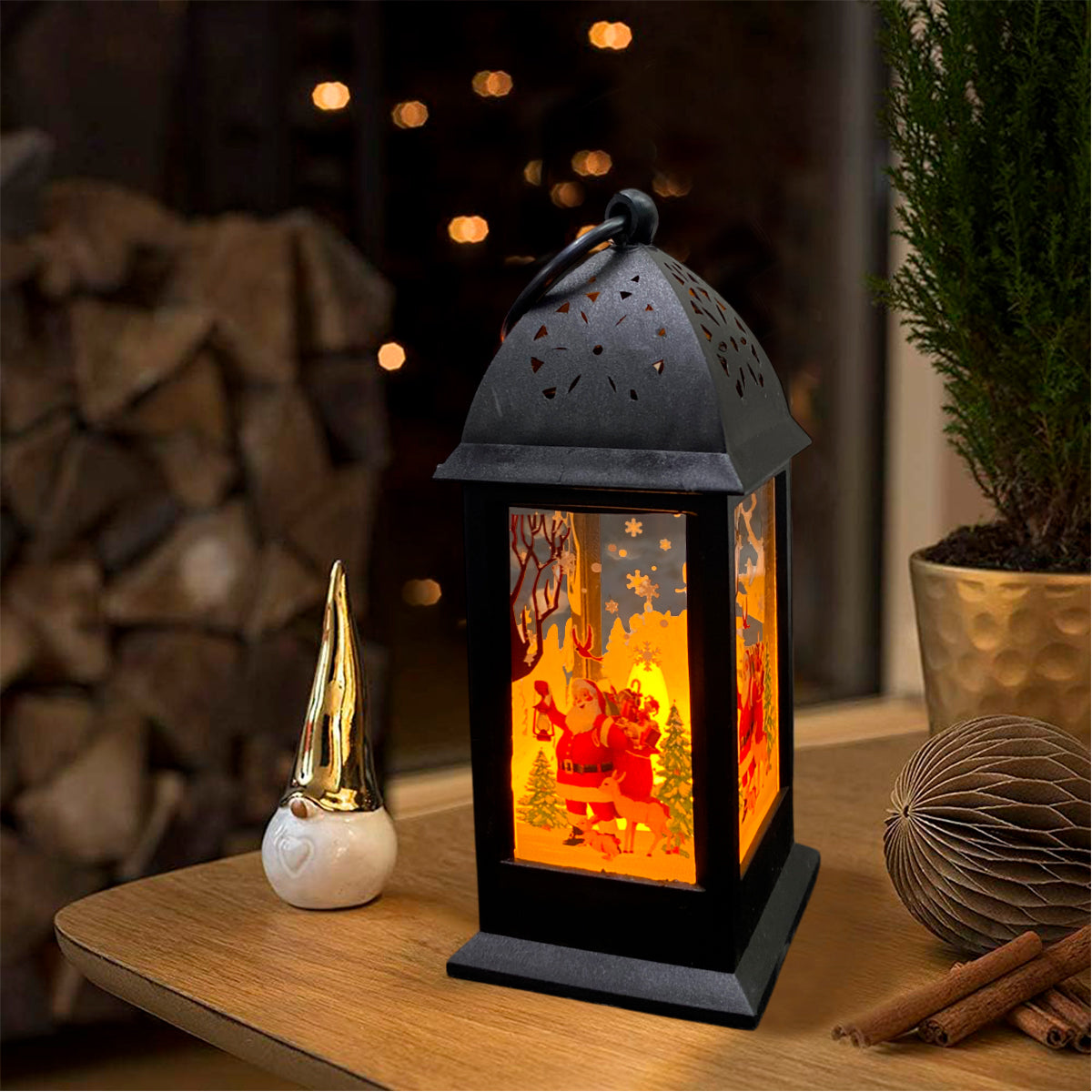 Farol Navideño Luz Micro LED Navidad FANM01