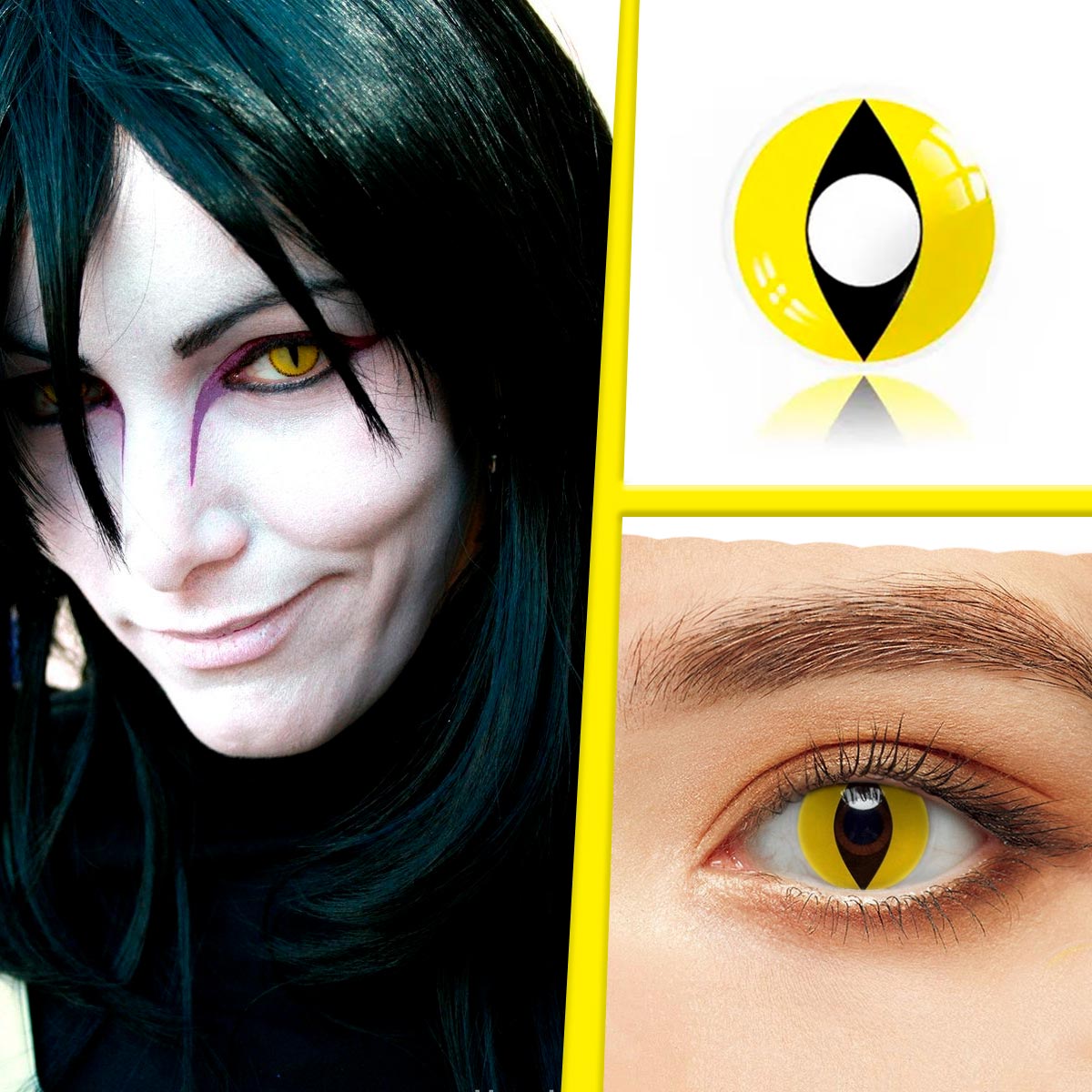 Lentes De Contacto Cosplay Anime Halloween LENC HT1