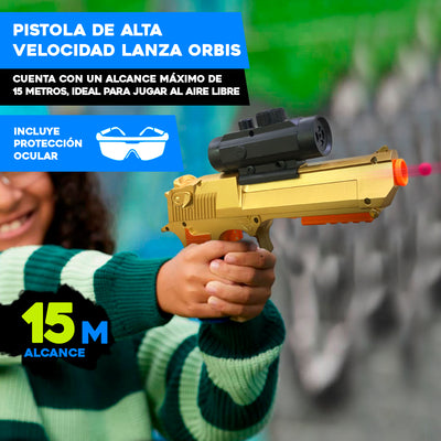 Pistola De Juguete Hidrogel Lanzador Eléctrico + 10.000 Orbis 786B
