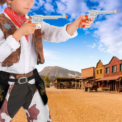 Pistolas Vaquero Cowboy Juguete Sheriff Disfraz OF197
