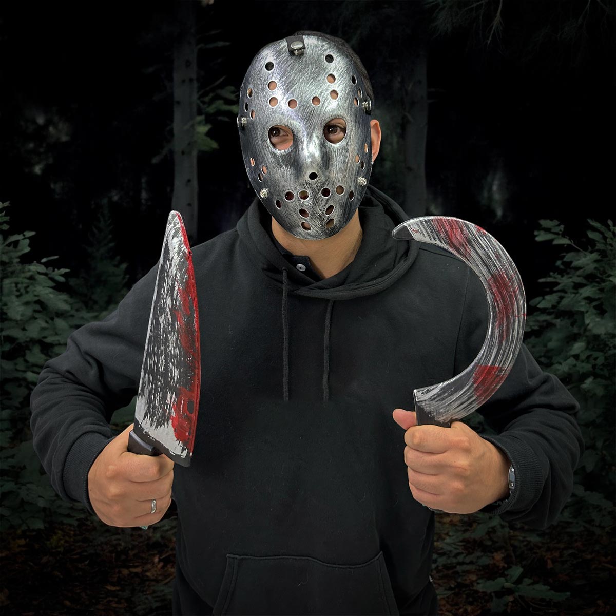 Máscara Asesino Jason Halloween Hockey Disfraz OF-1375