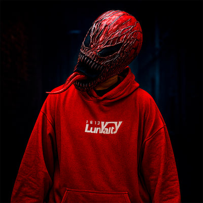 Máscara de Carnage Marvel Látex Venom Rojo Realista Halloween MA-88