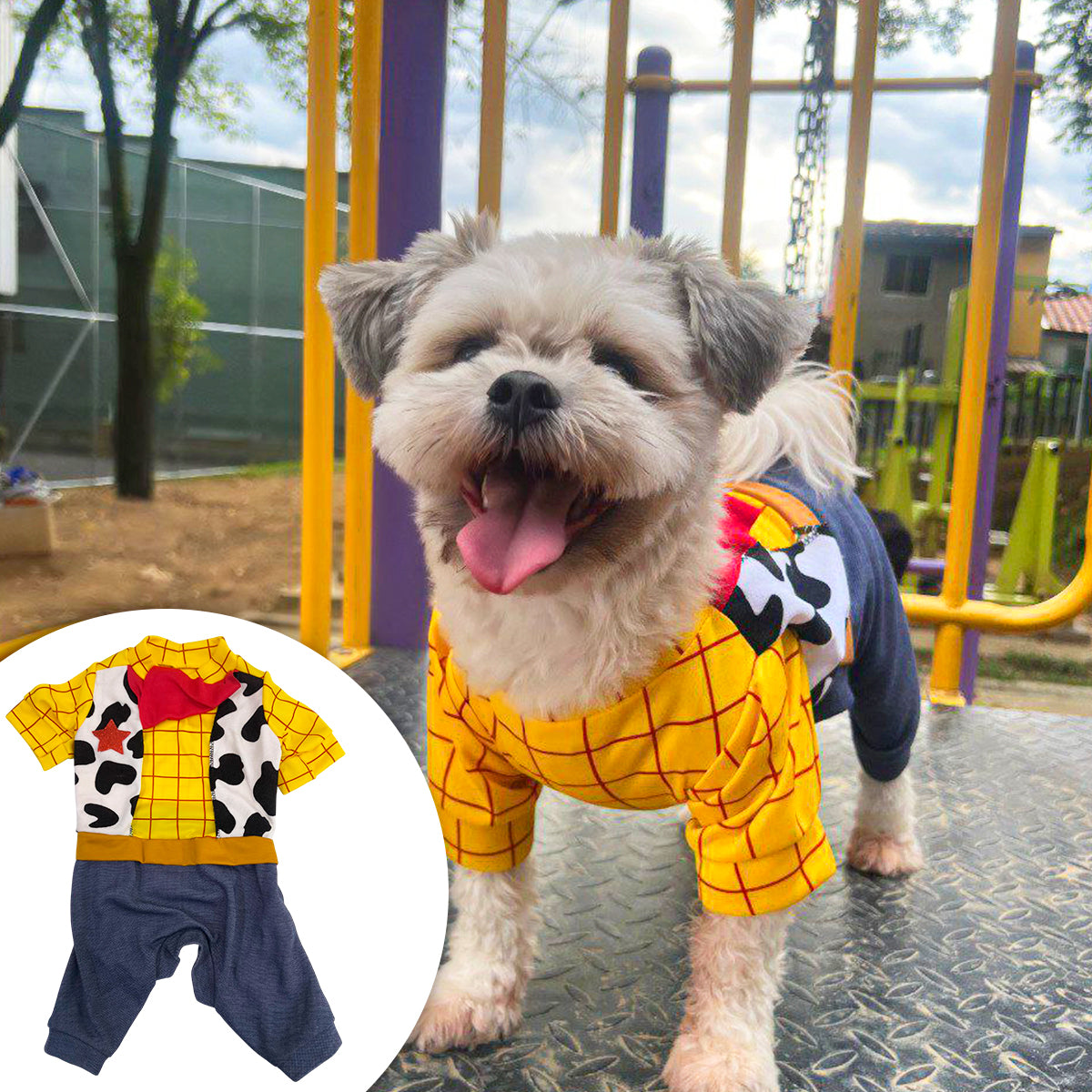 Disfraz Para Mascotas Woody Toy Story Halloween DWTS-01