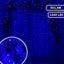 Cortina Micro Led Ramal 6x1,8 m 1440 LED Decoración Navidad Azul 1592